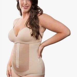 NWT BELLEFIT POSTPARTUM DOUBLE CORSET COMPRESSION GIRDLE SIDE ZIP M